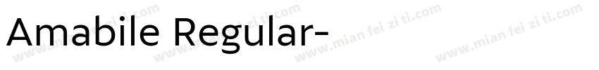 Amabile Regular字体转换